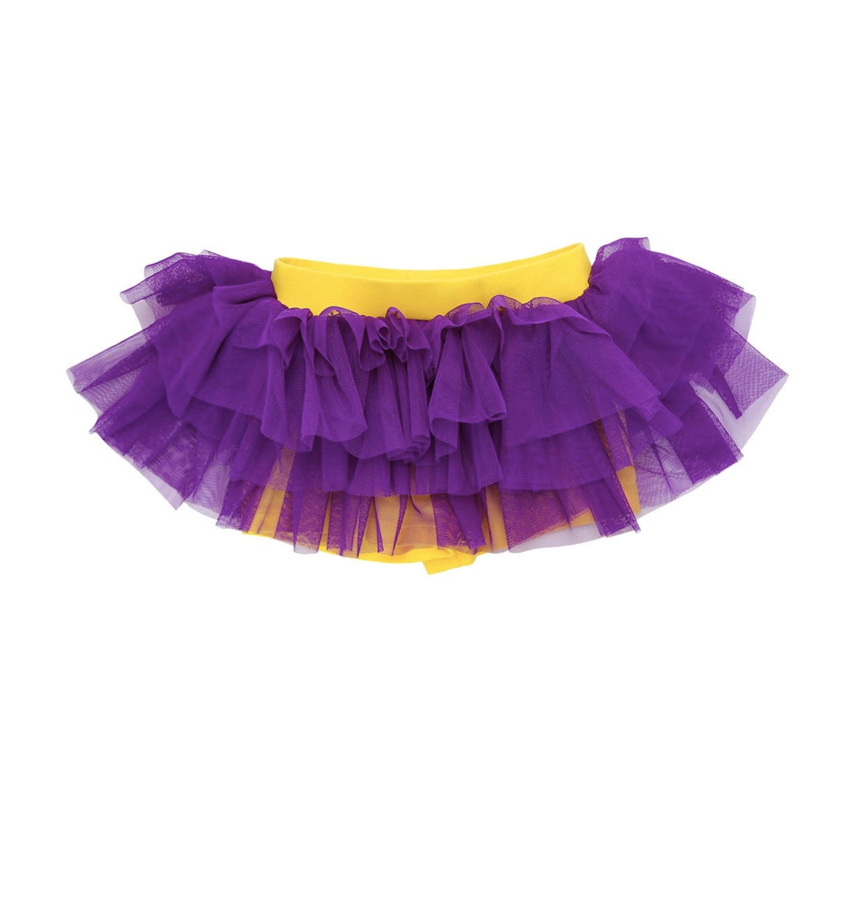 Purple on Lemon Mini Tutu Tayt