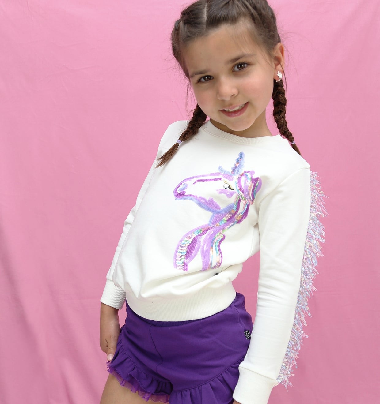 Purple Passion Ruffle Shorts