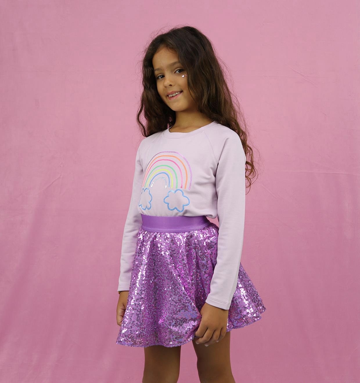 Rainbow Reglan Sweatshirt