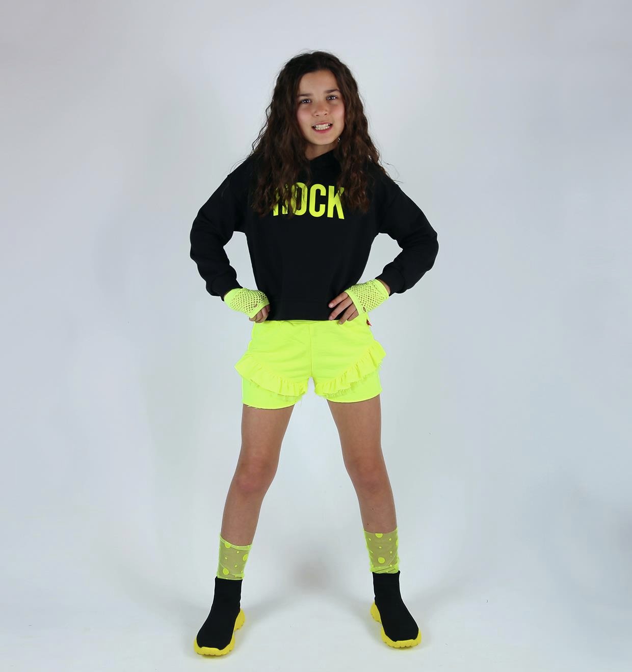 Rock Kapüşonlu Sweatshirt
