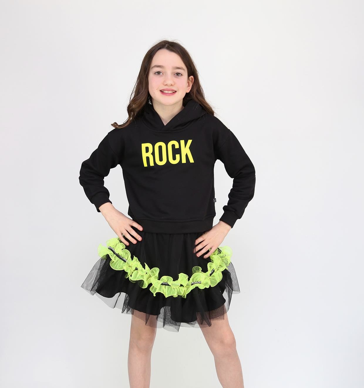 Rock Kapüşonlu Sweatshirt