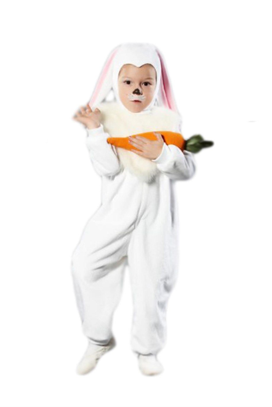Beyaz Tavşan Çocuk Kostümü H-02