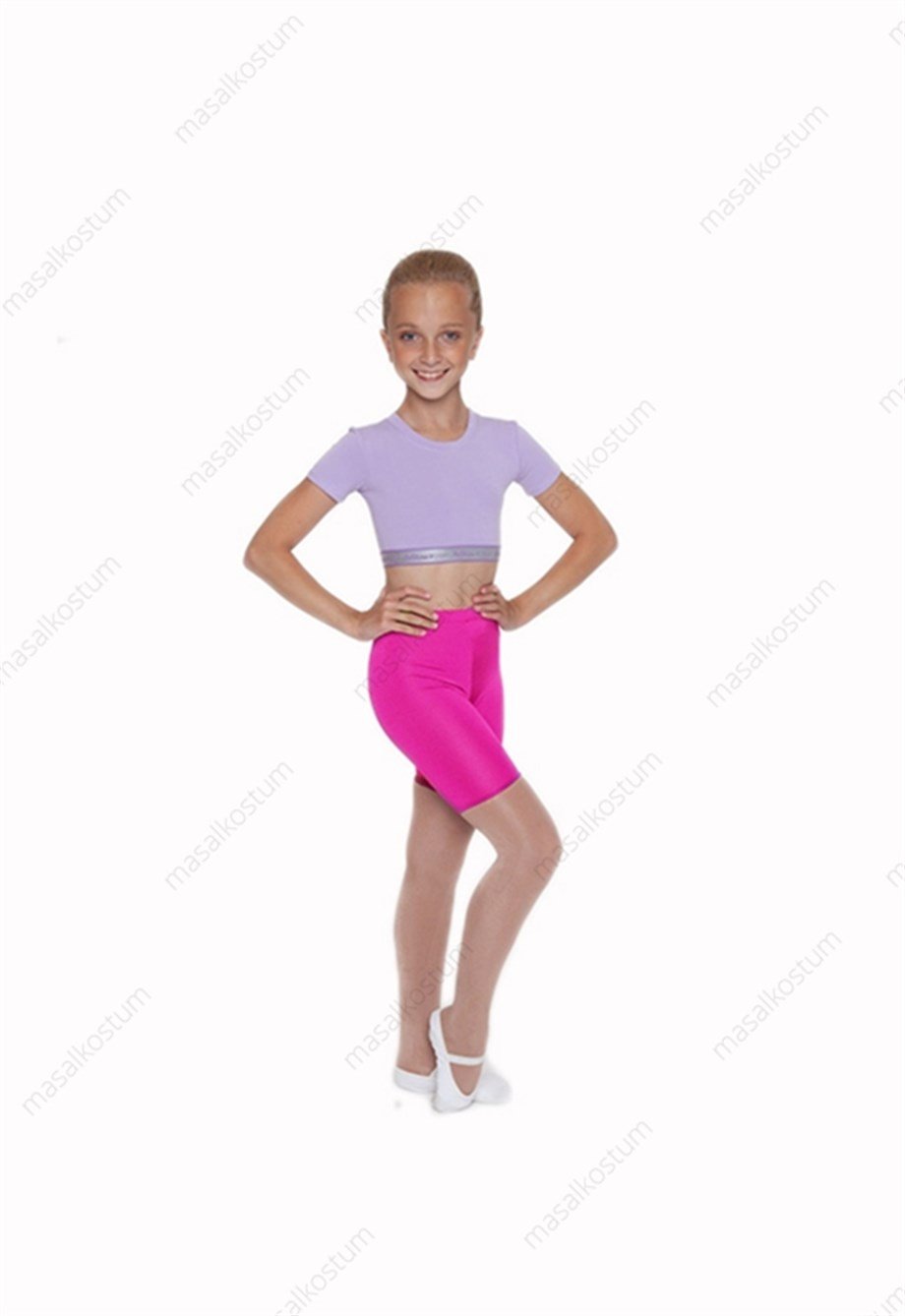 Diz üstü tayt renkli Poliamid