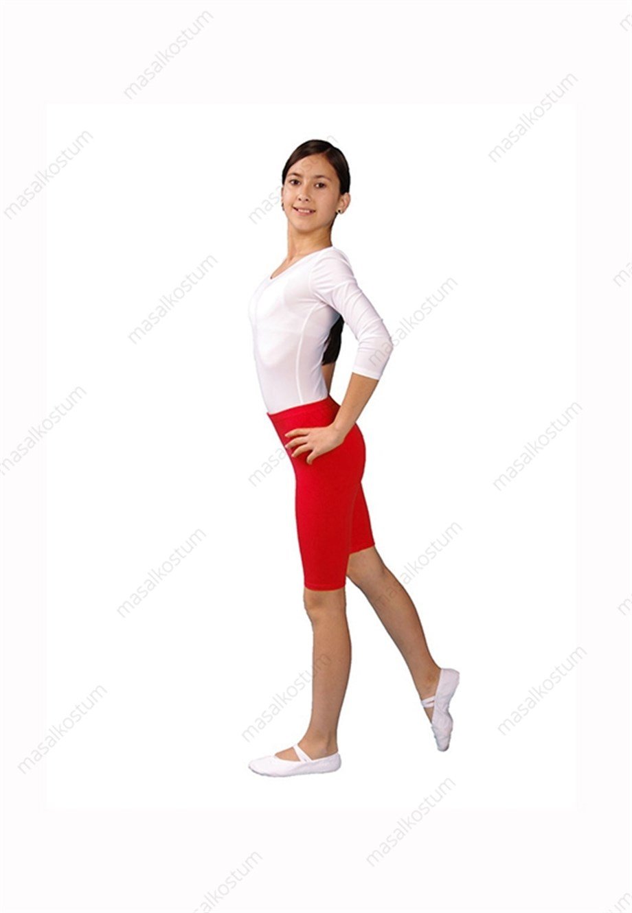 Diz üstü tayt renkli Poliamid