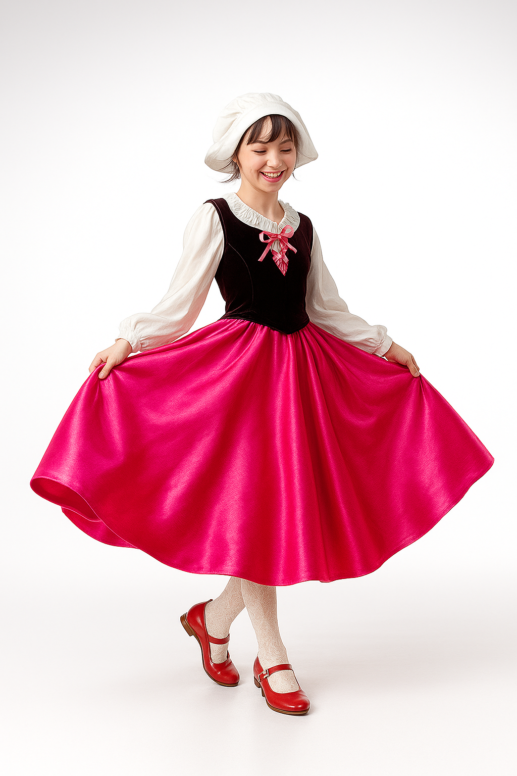 Fransız Kız Çocuk Kostümü UK-01