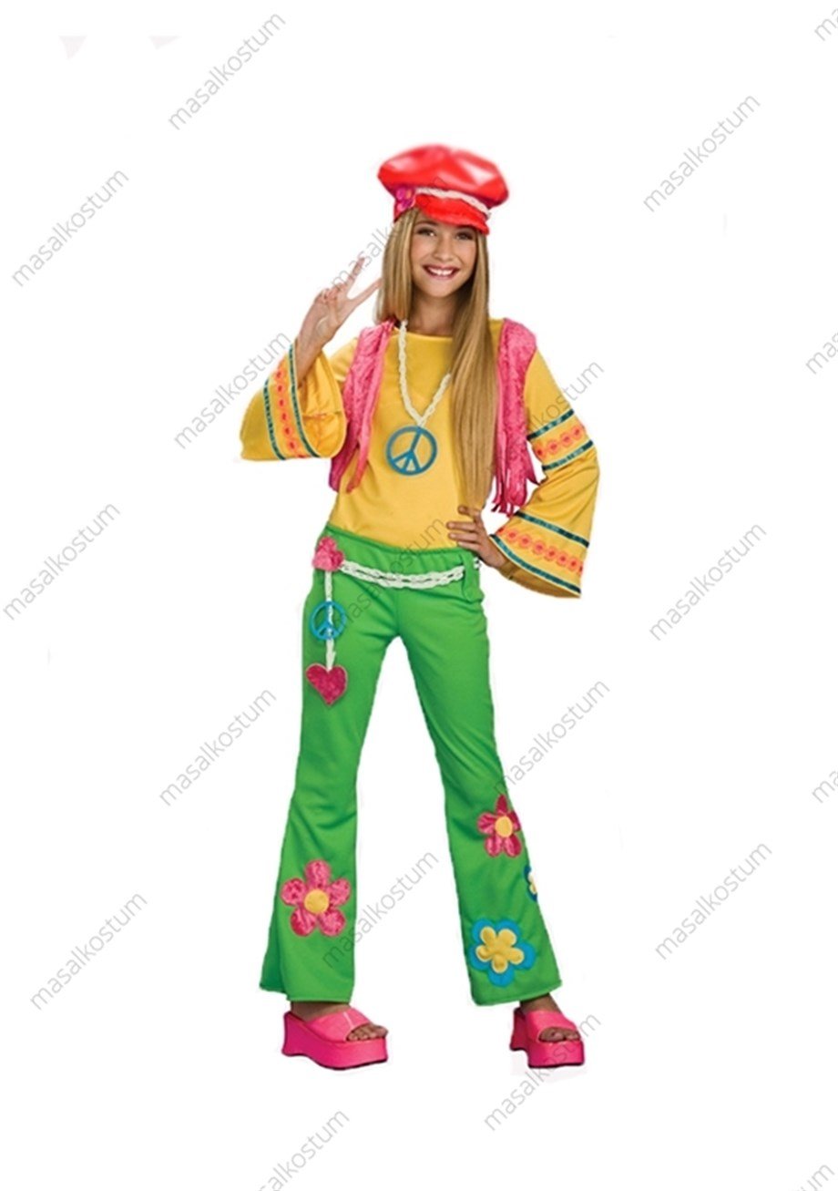 Hippi Kız Dans Kostümü
