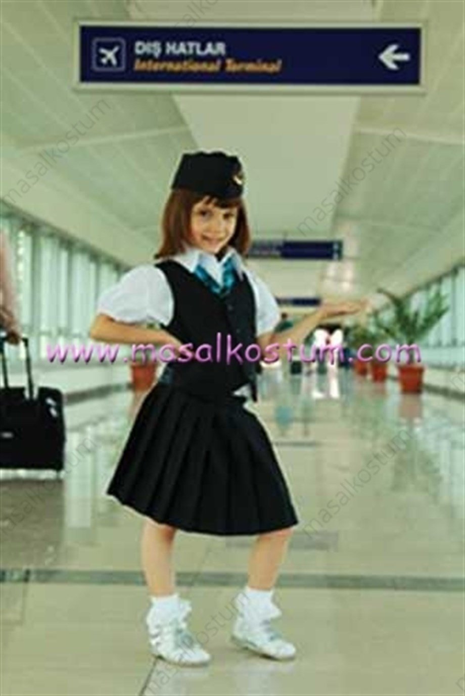 Hostes Çocuk Kostümü MK-17