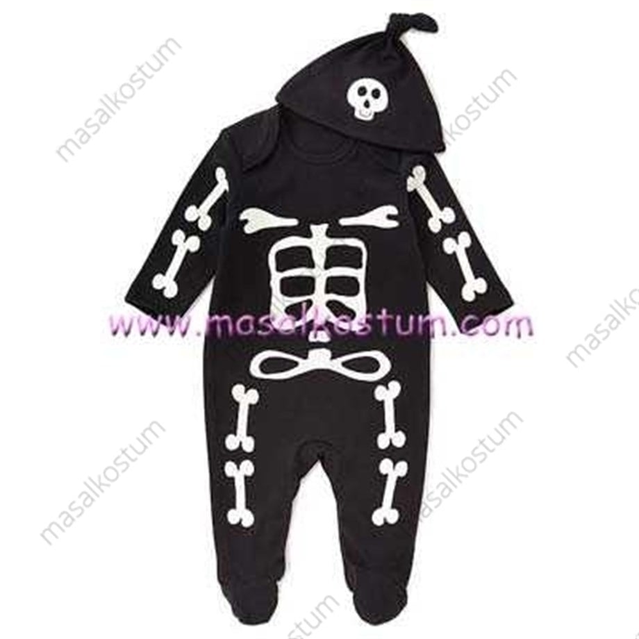 İskelet Bebek Kostümü