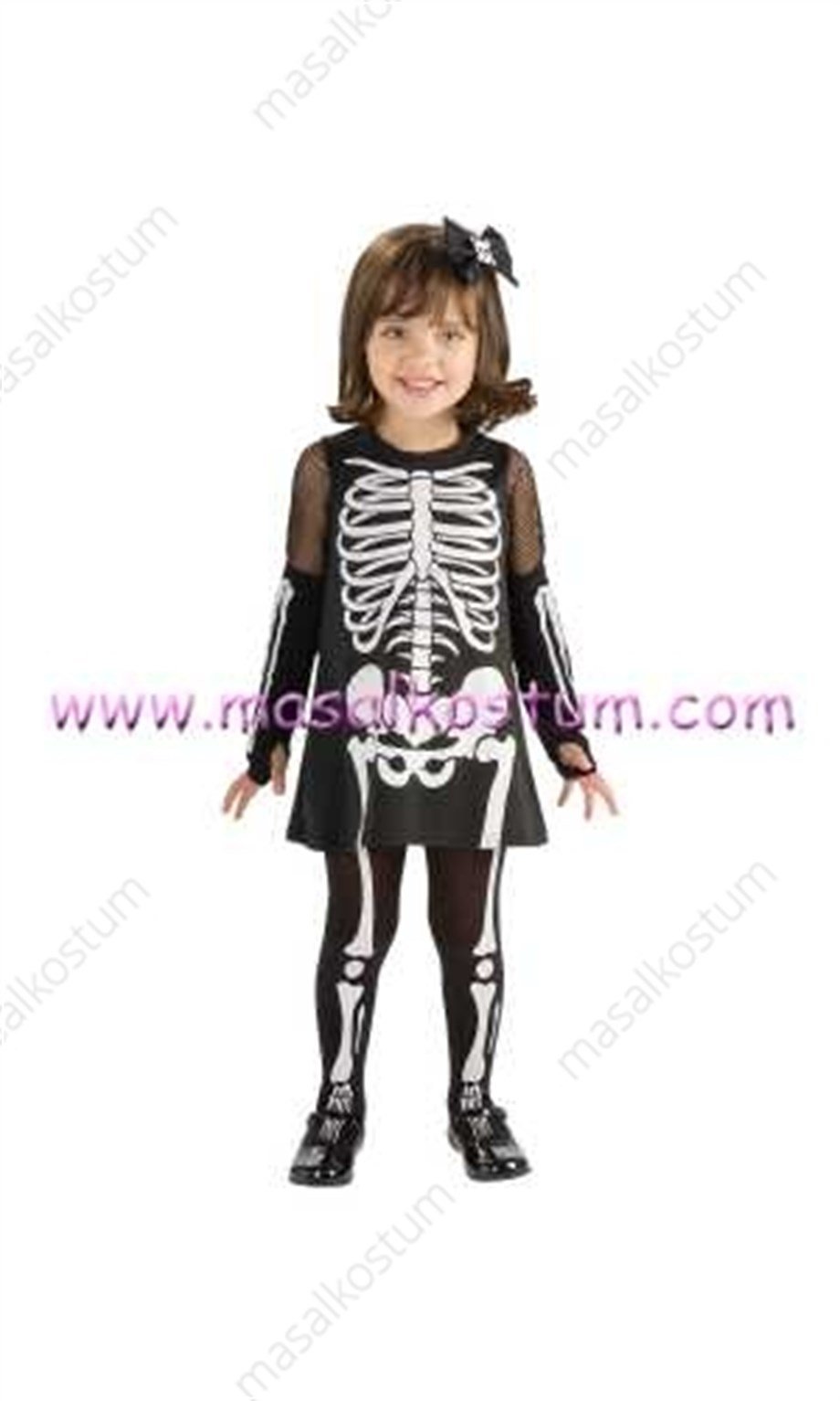 İskelet Kız Kostümü