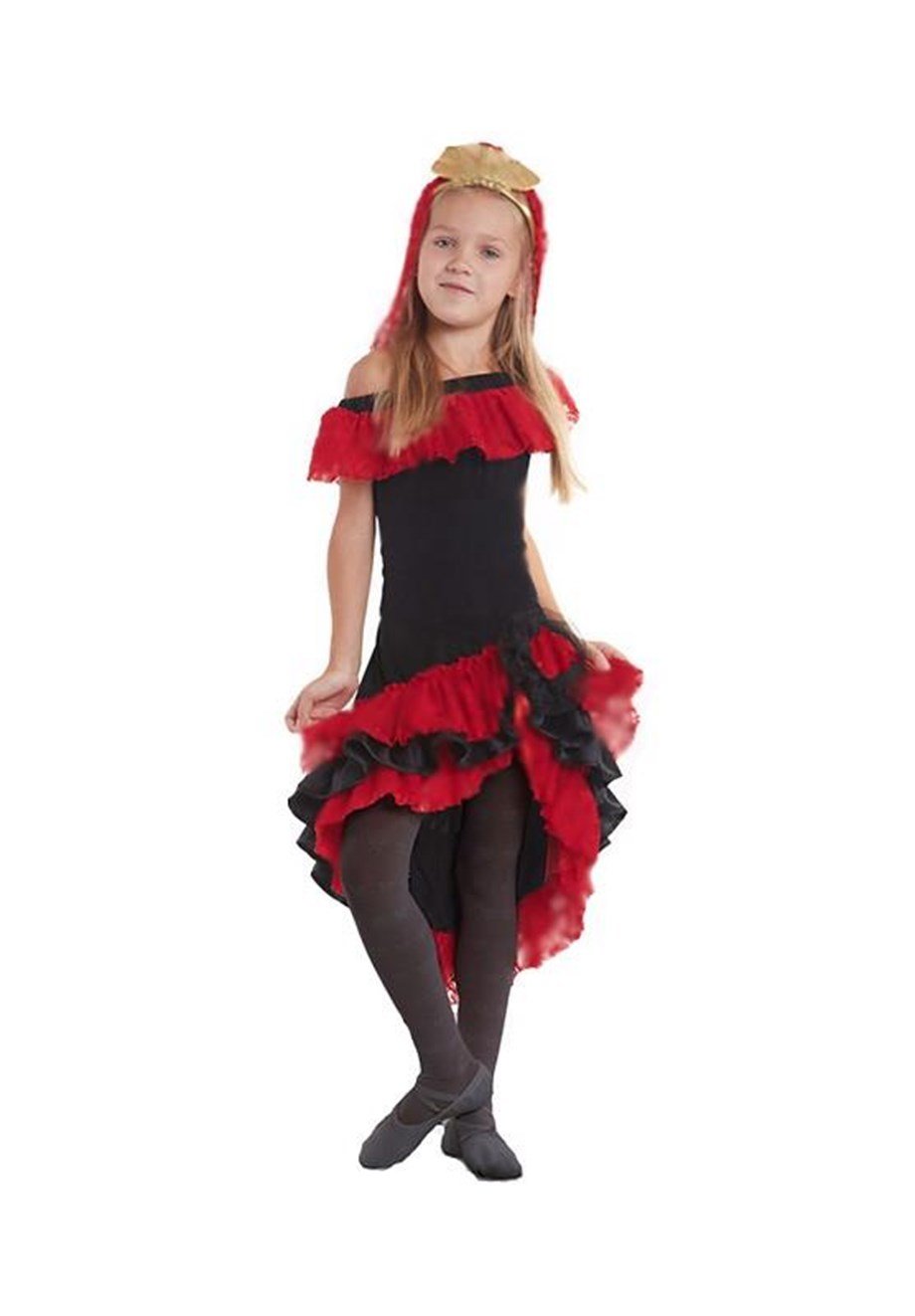 İspanyol Kız Çocuk Kostümü