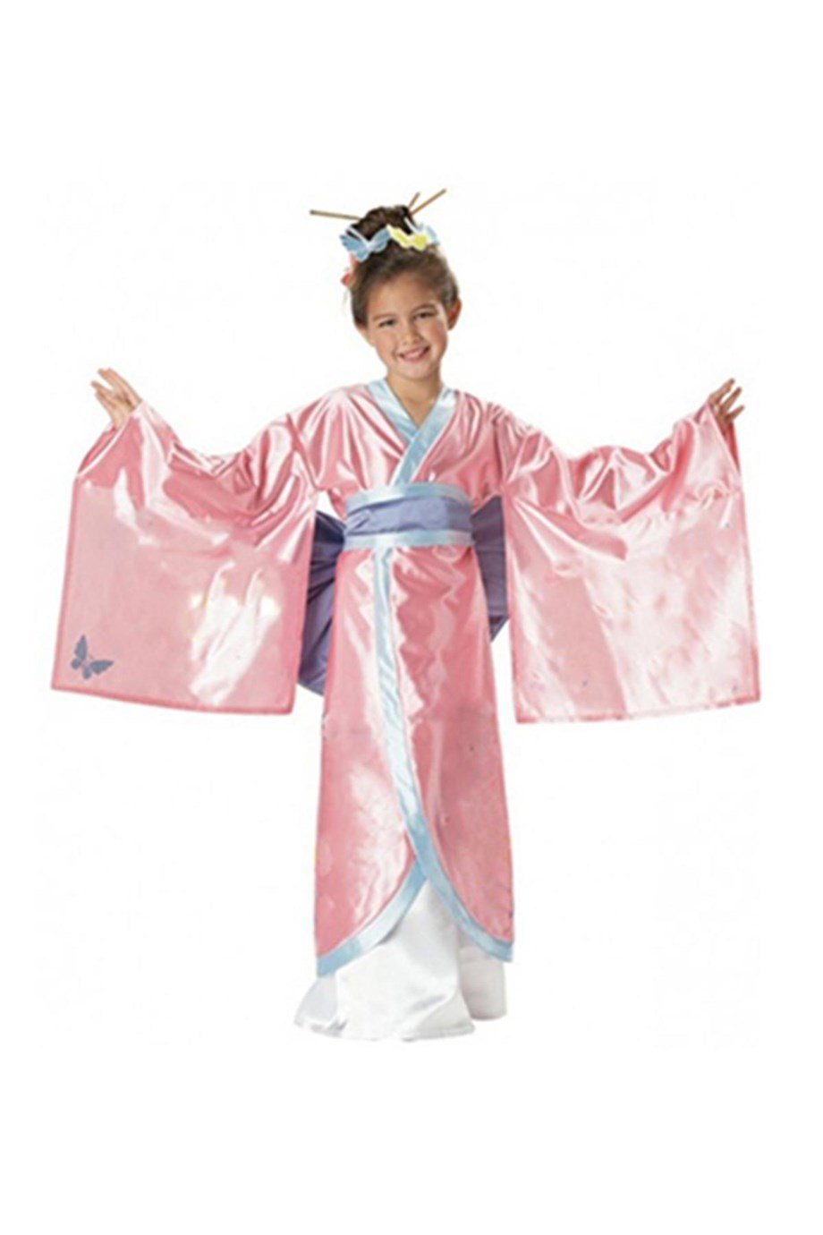 Japon Kız Kostümü Çocuk Pembe UK-40