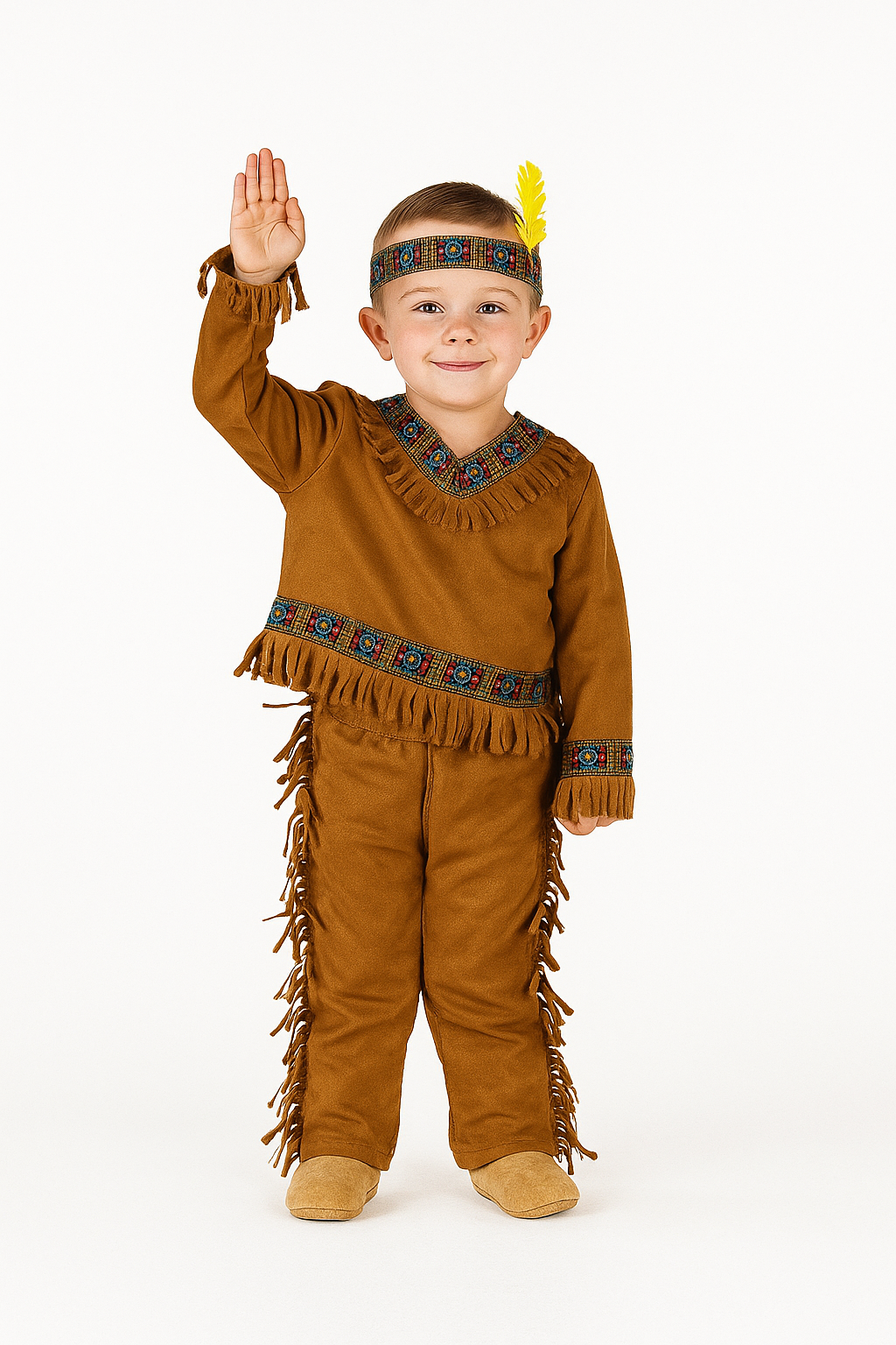 Kızılderili Erkek Çocuk Kostümü UK-15