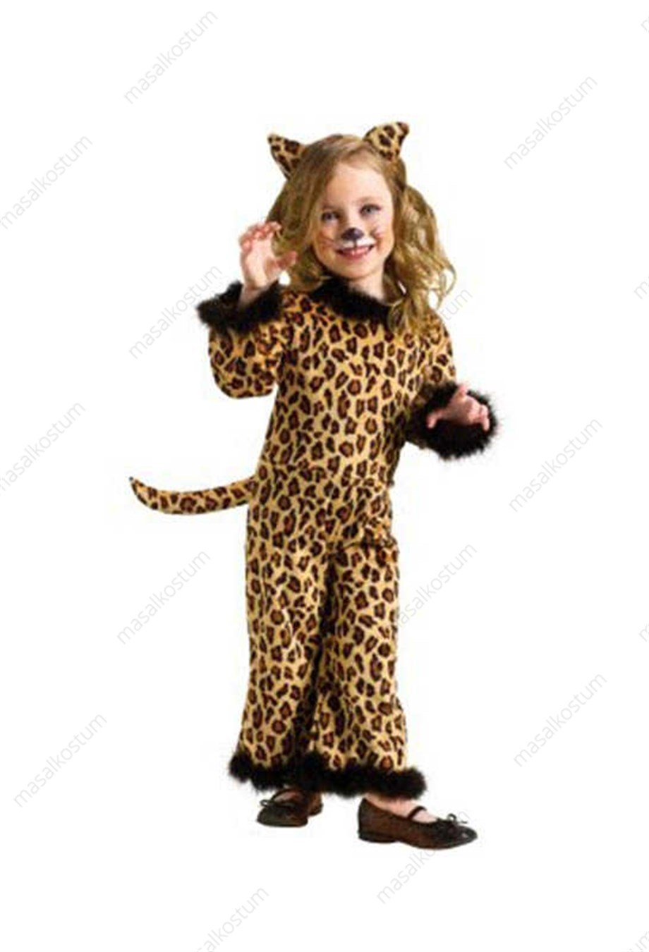 Leopar Kız Çocuk Kostümü
