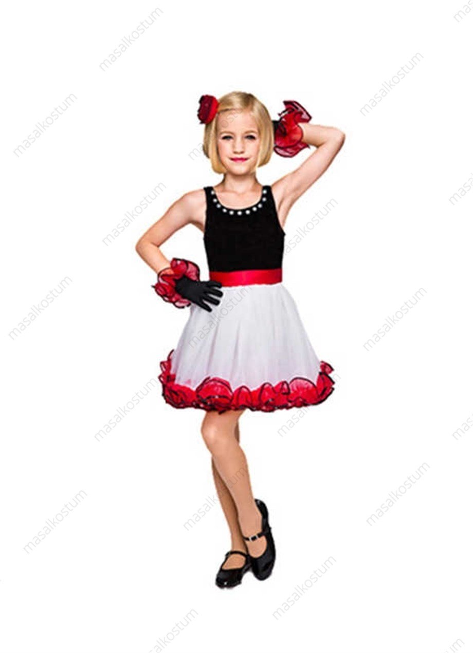 Modern Dans Kostümü Fırfırlı