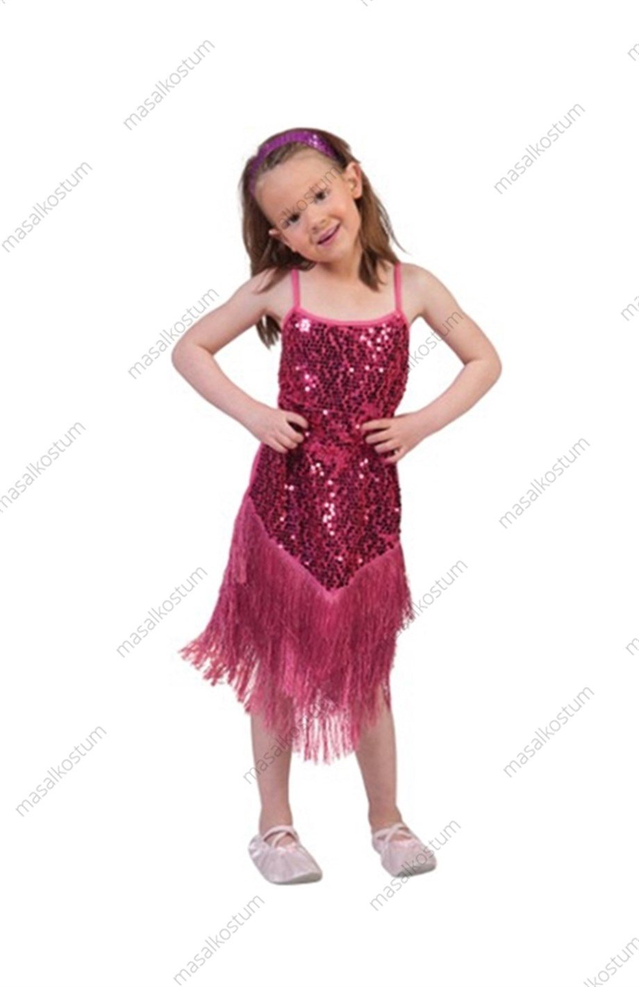 Saçaklı Modern Dans Kostümü