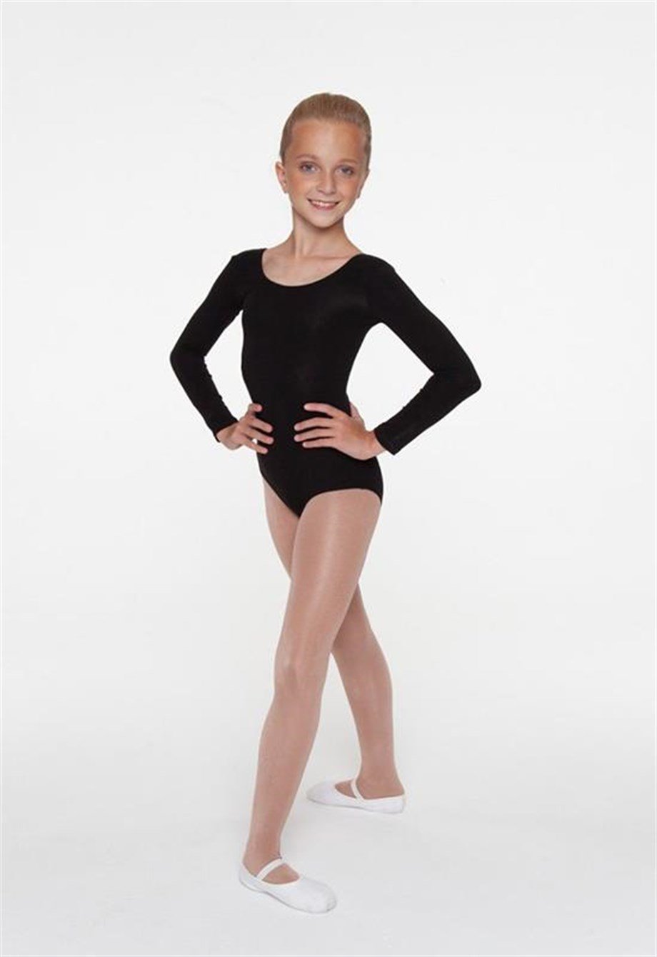 Uzun Kollu Klasik Mayo Dans Bale Cimnastik