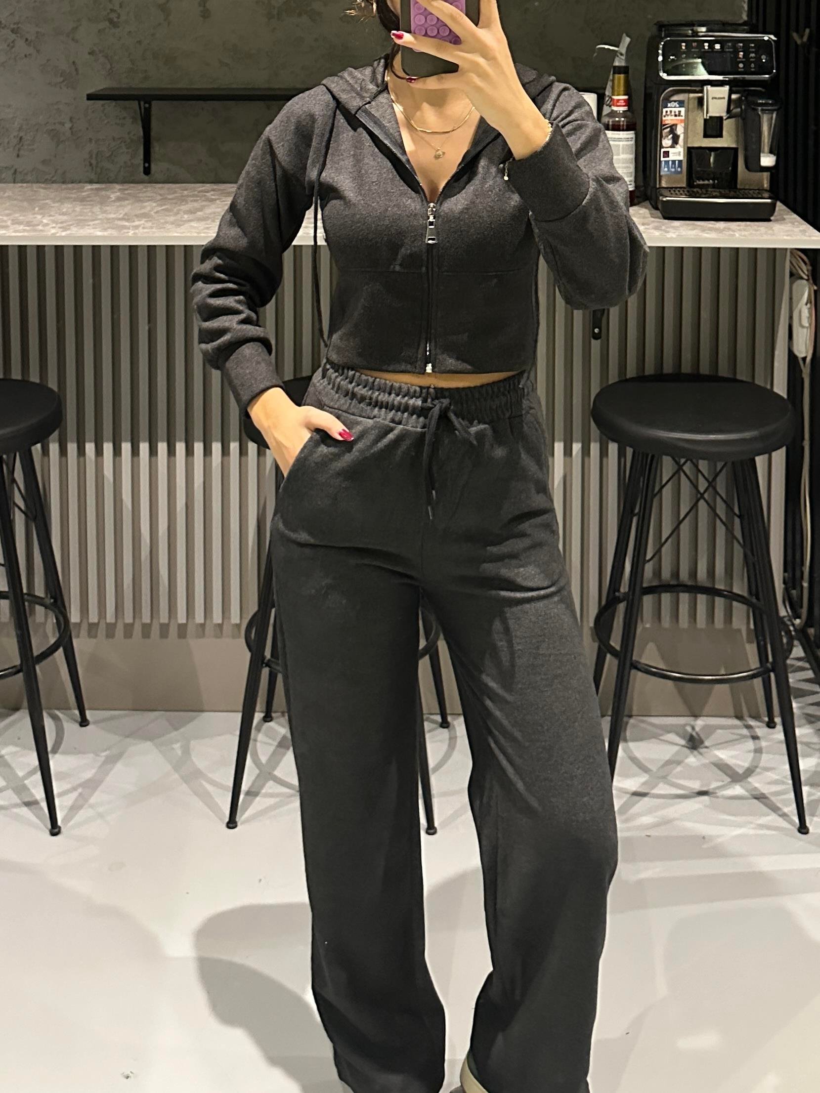 ANTRASİT SELANİK HIRKA EŞOFMAN TAKIM
