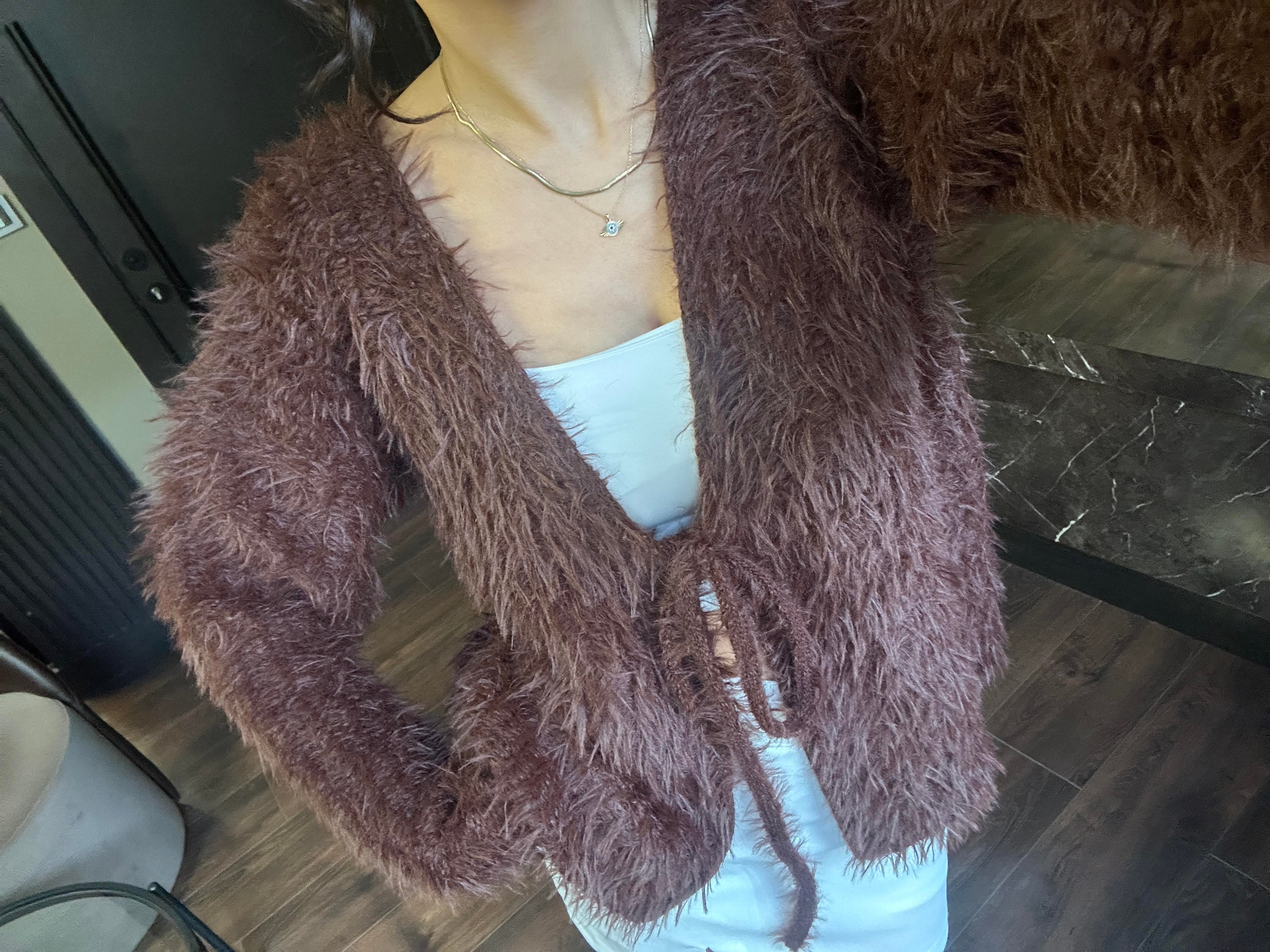 KAHVE SAKALLI BAĞLAMA YUMOŞ  HIRKA