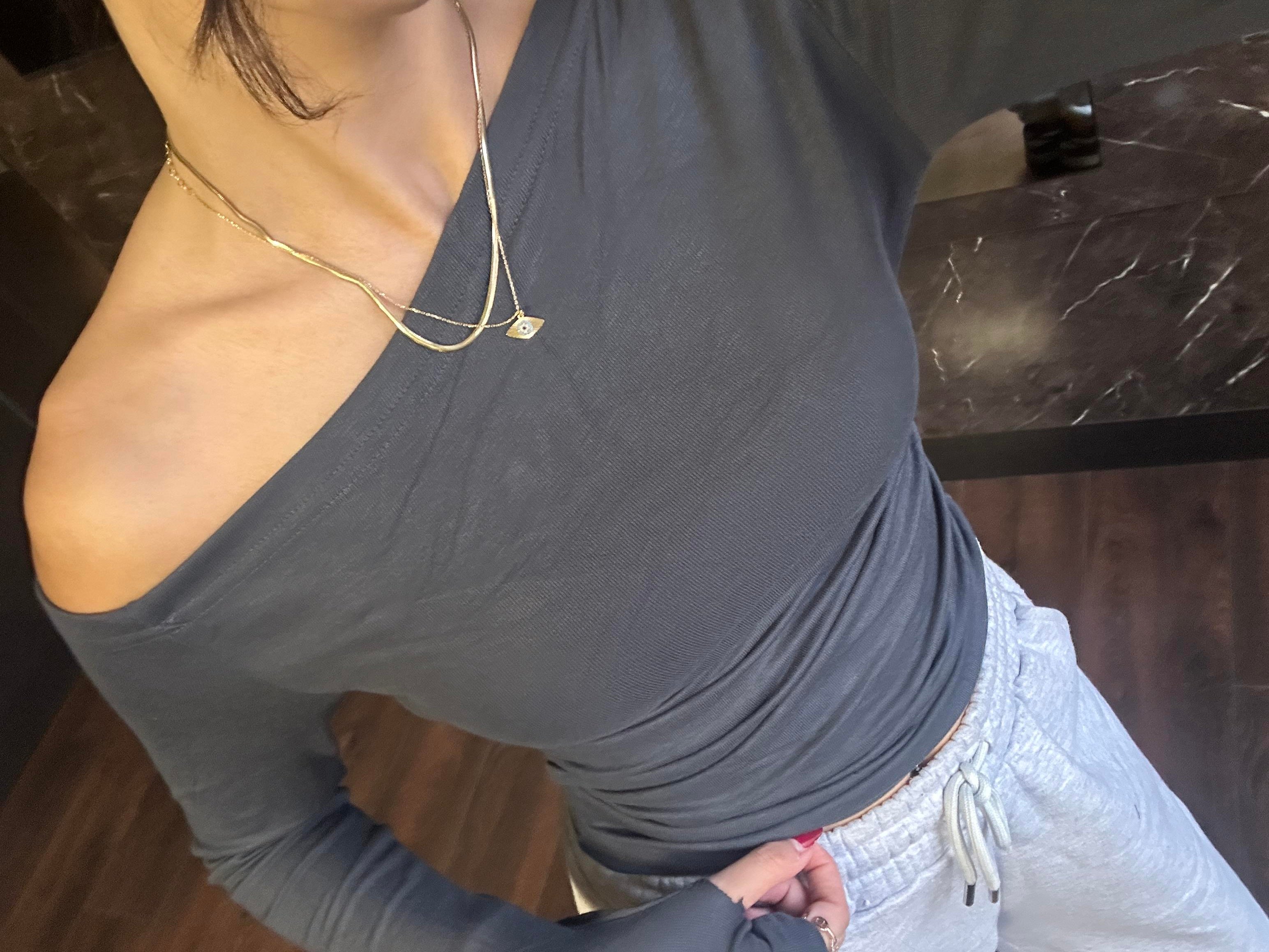 KAYIK YAKA ANTRASİT BODY
