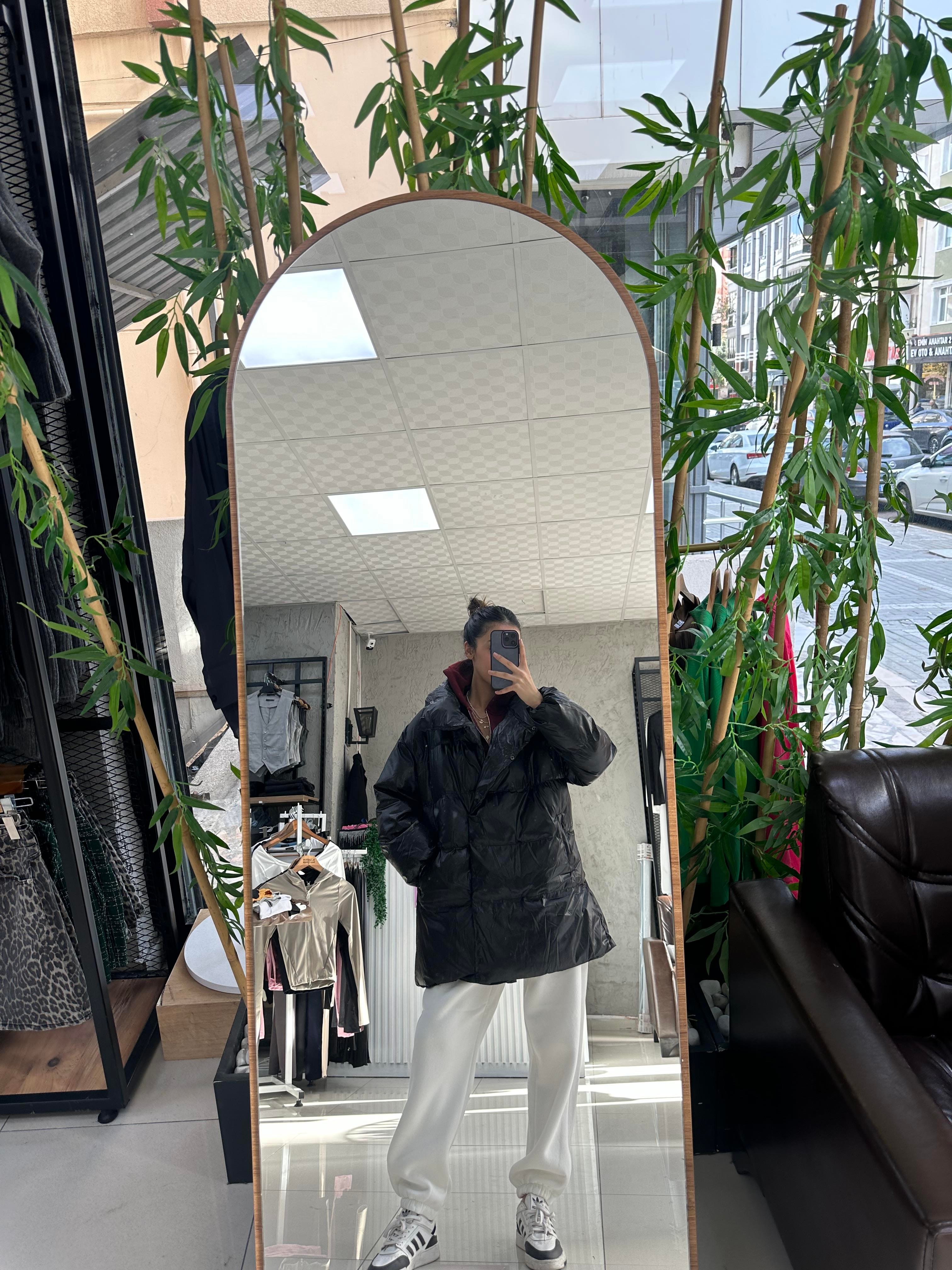 SİYAH BERSHKA ŞİŞME MONT