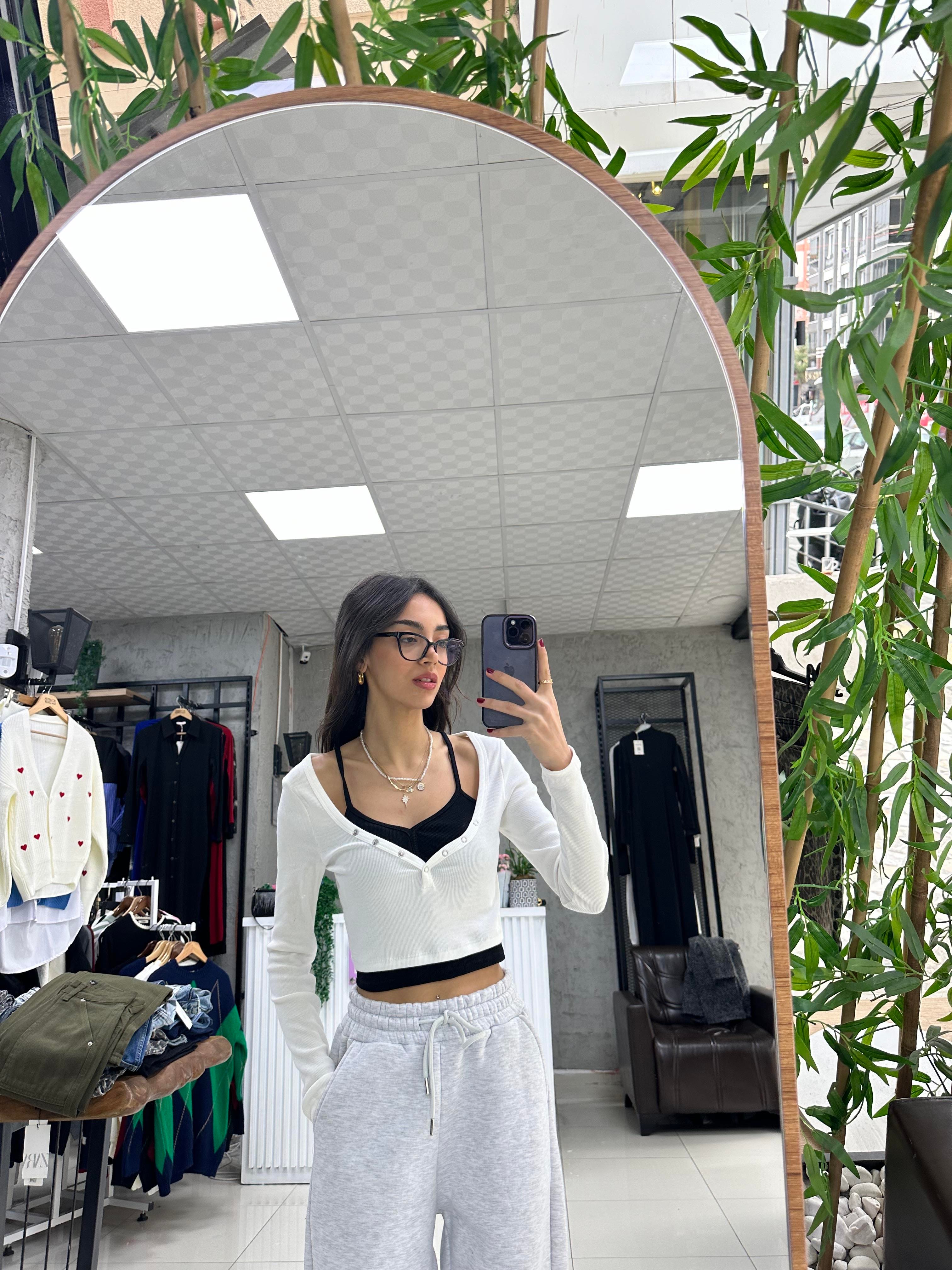 TİKTOK VİRAL SİYAH CROP 