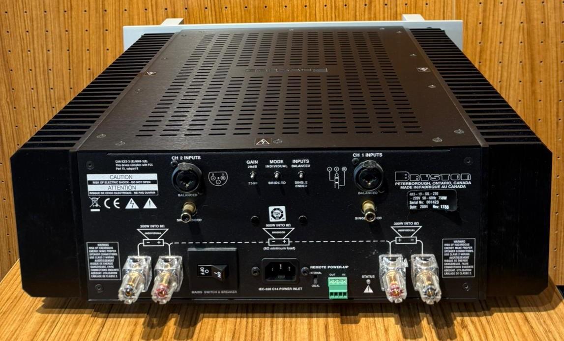 Bryston 4B 3Cubed  Power Amfi 2.EL