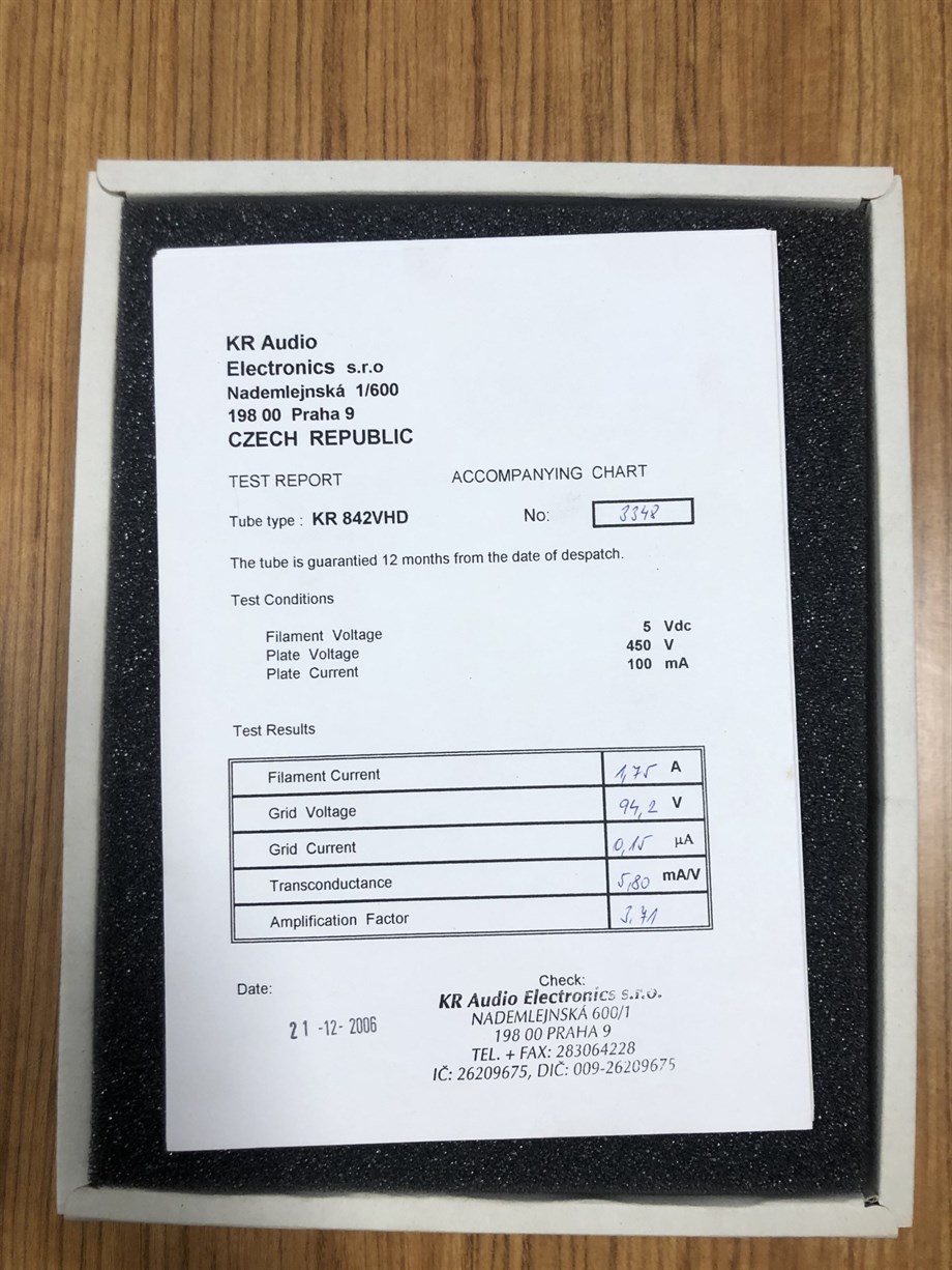 KR 842 VHD Lamba