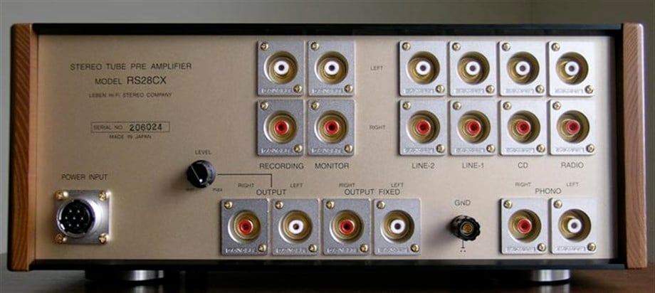 LEBEN RS-28 CX TUBE PREAMPLİFİKATÖR