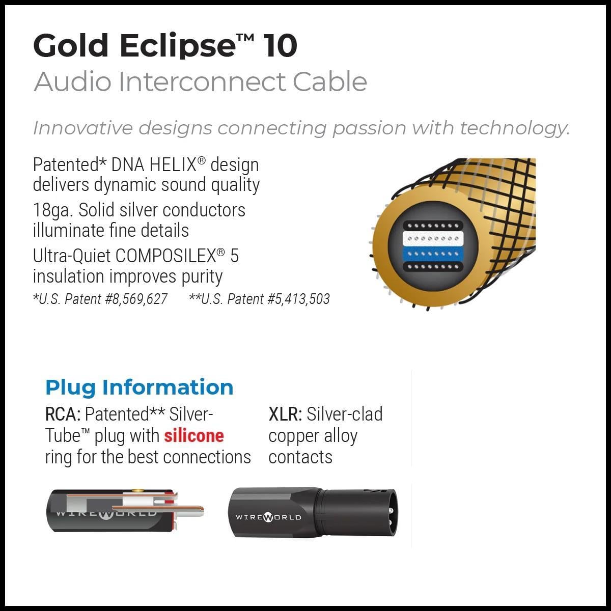 WIREWORLD GOLD ECLİPSE 10 RCA Kablo