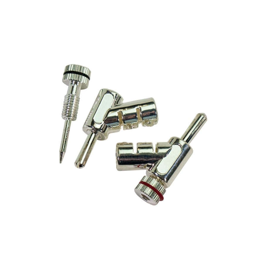 Wireworld Silver Locking Banana Plugs 4 Pack