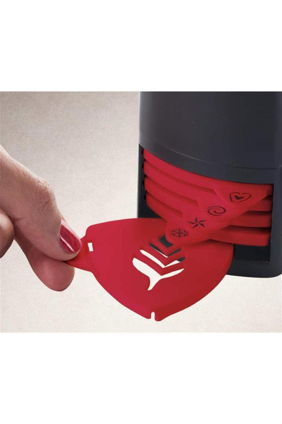 Aerolatte Cappuccino Art Şablonu, 6 Değiştirlebilir Eğlenceli Tasarım