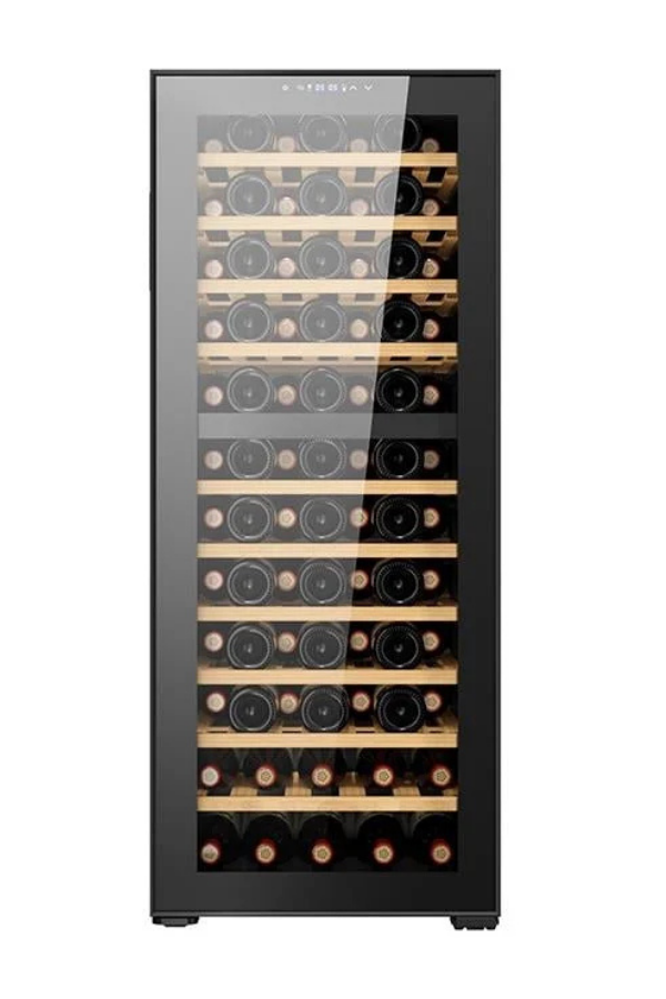 Berfmann 80 Şişe Kapasiteli Çift Bölmeli Solo Şarap Saklama Dolabı Siyah BFW80-BG2