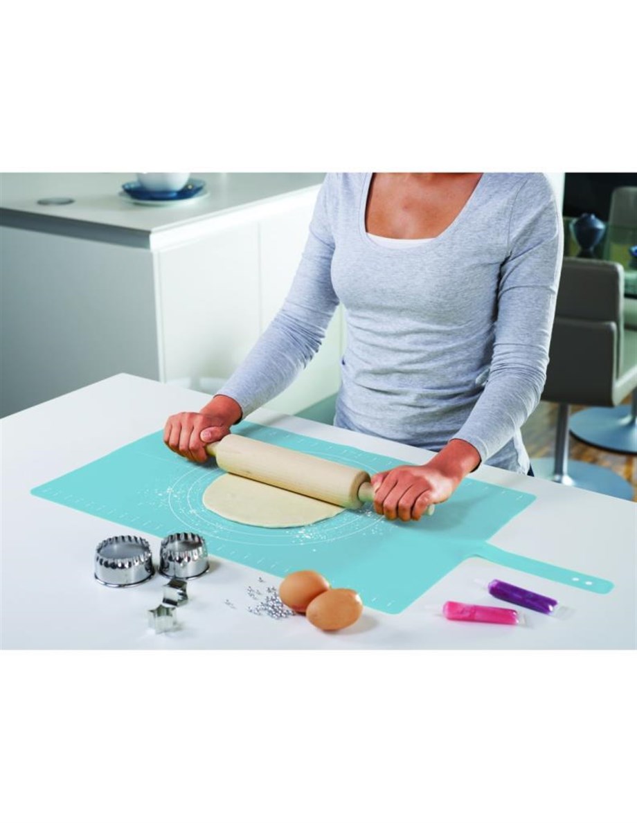 Joseph Joseph 20097 Roll-Up Kaydırmaz Silikon Hamur Matı - Mavi