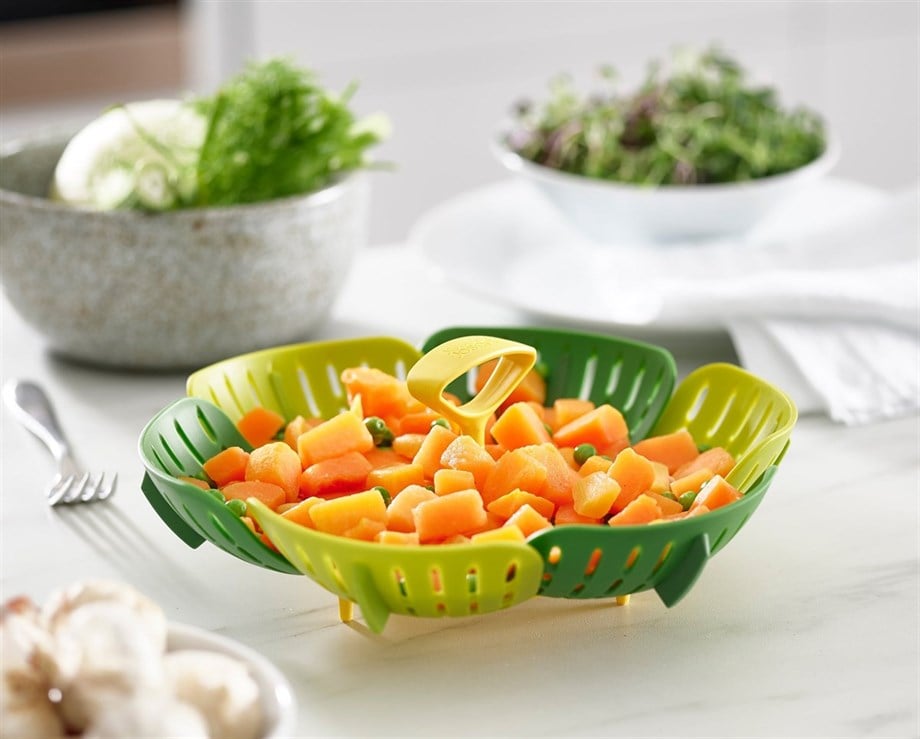 Joseph Joseph 45030 Bloom Katlanır Burahda Pişirme Sepeti - Yeşil