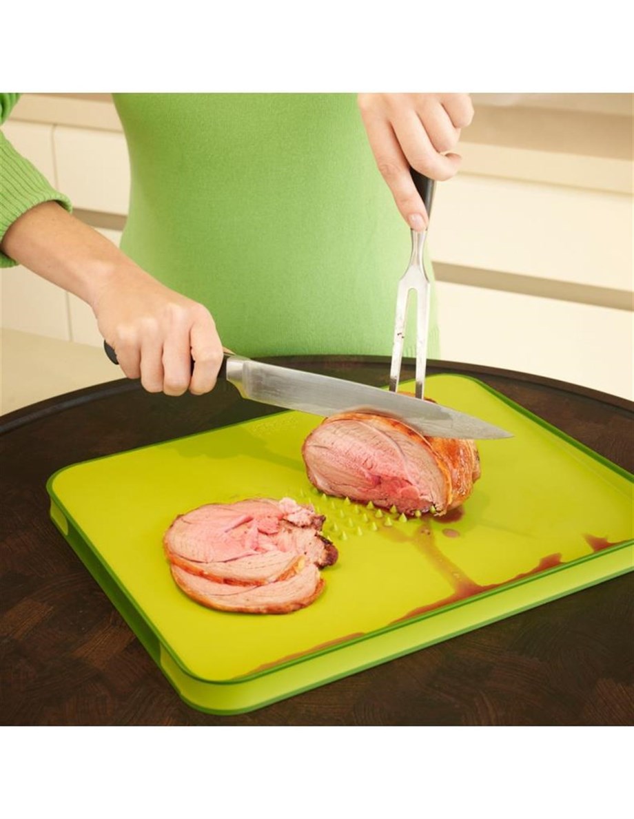 Joseph Joseph 60001 Cut&Carve Plus Büyük Kesme Tahtası - Yeşil