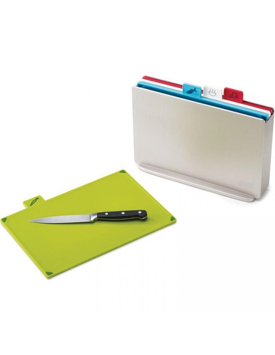 Joseph Joseph 60131 Index Orta Boy Kesme Tahtası Seti – Gümüş