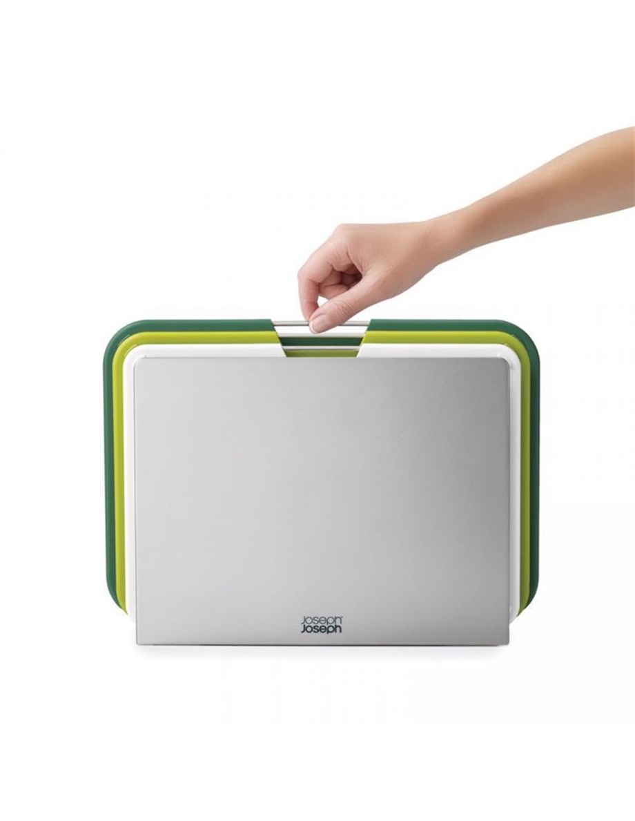 Joseph Joseph 60164 Büyük Boy Üçlü Kesme Tahtası Seti – Yeşil