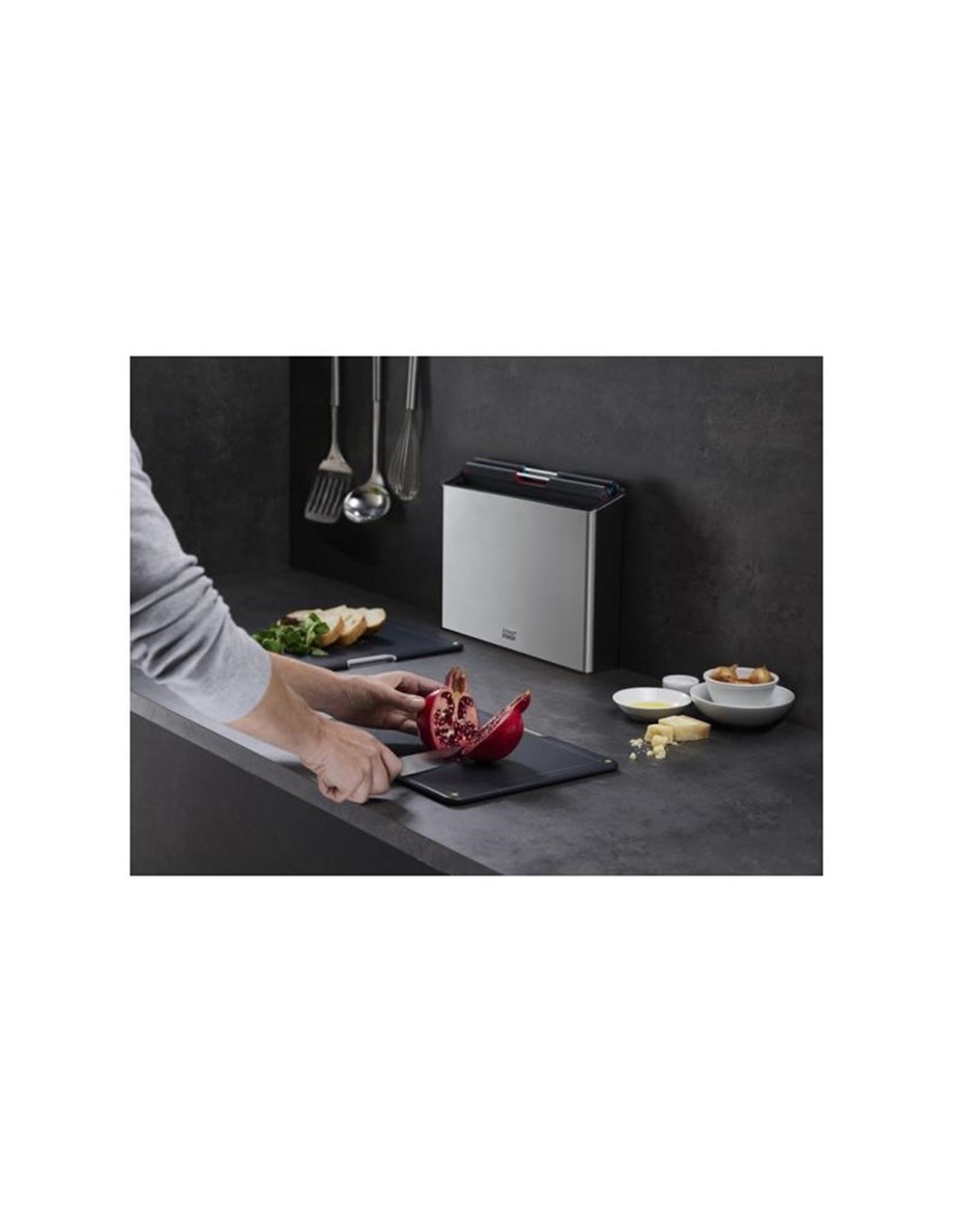 Joseph Joseph 60170 Folio Kesme Tahtası Seti – İnox