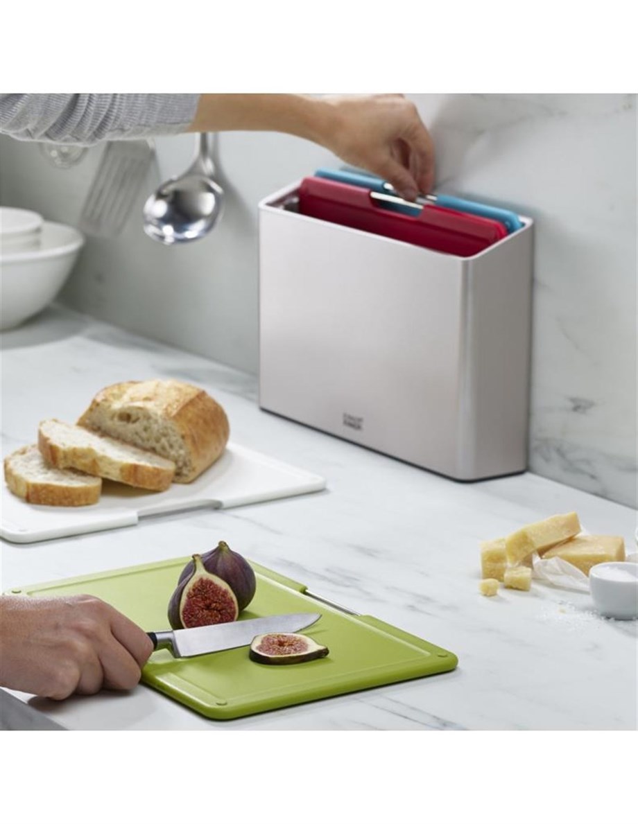 Joseph Joseph 60185 Folio Büyük Kesme Tahtası Seti – Gümüş