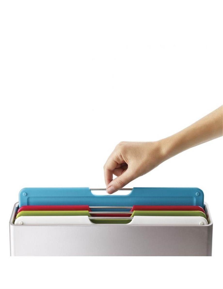 Joseph Joseph 60187 Folio Orta Boy Kesme Tahtası Seti – Gümüş