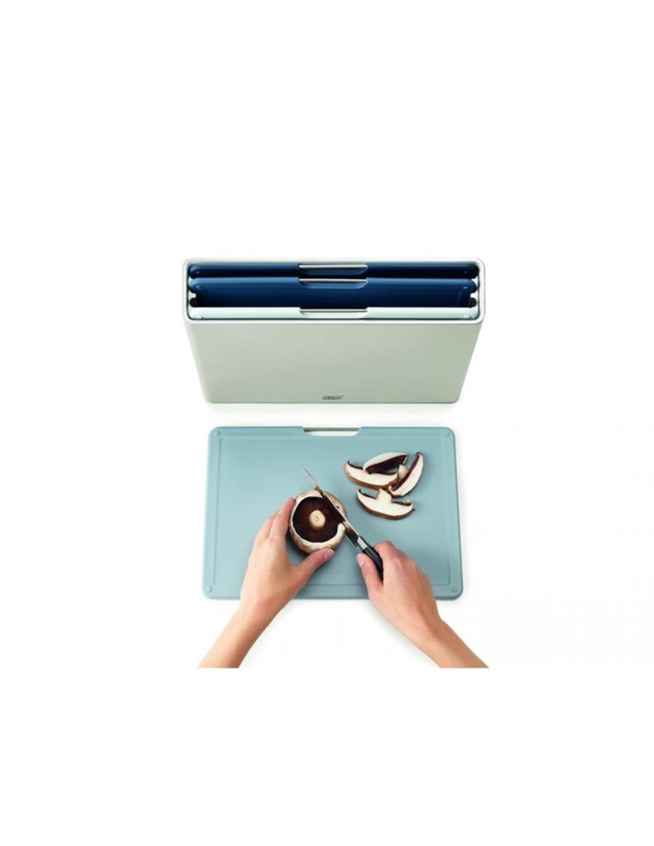 Joseph Joseph 60193 Folio Büyük Kesme Tahtası Seti – Gümüş