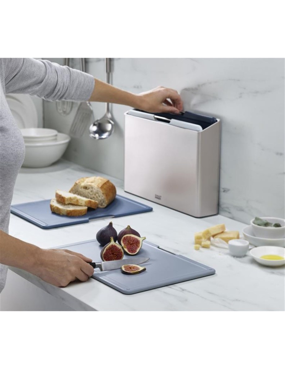 Joseph Joseph 60193 Folio Büyük Kesme Tahtası Seti – Gümüş