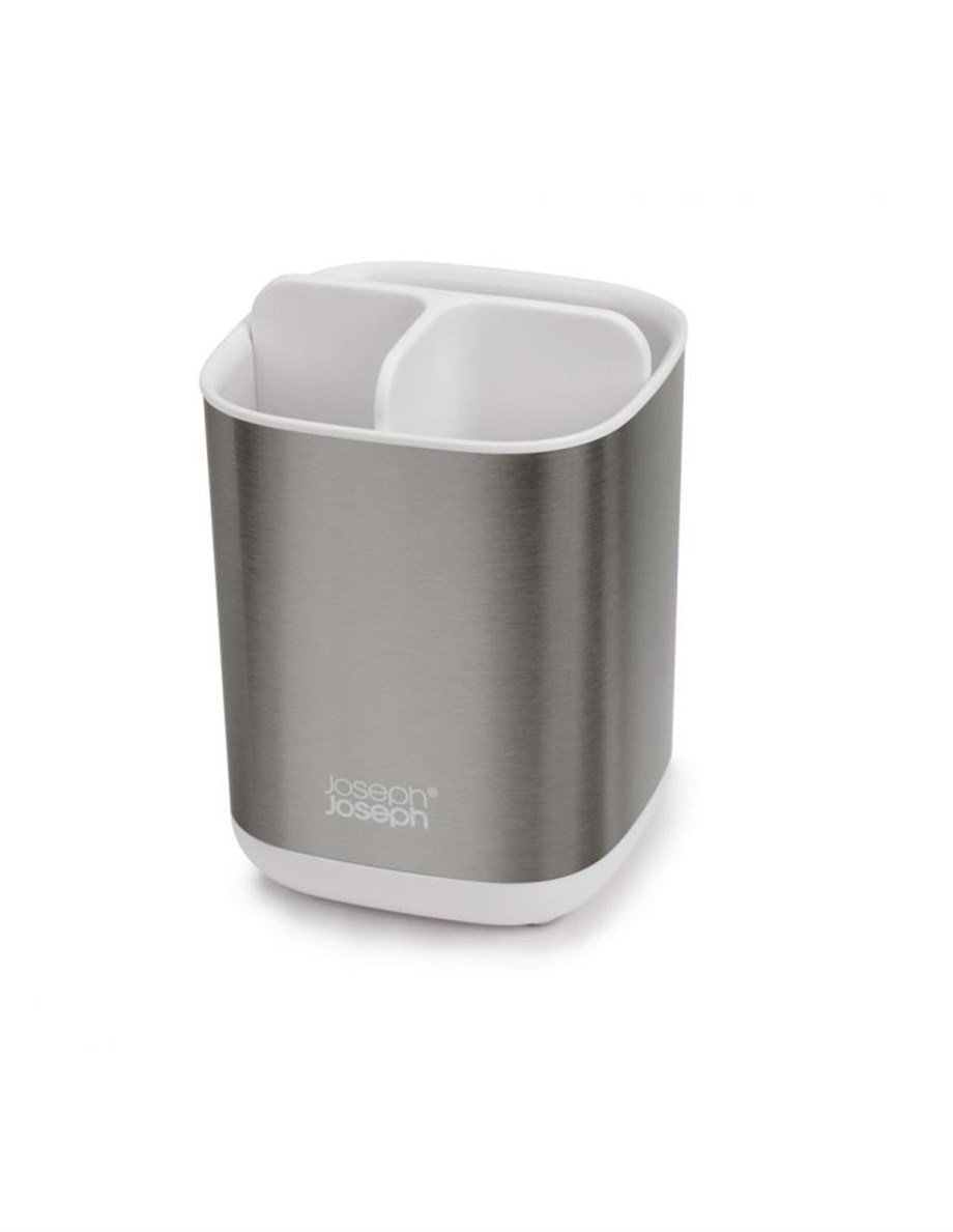 Joseph Joseph 70530 Easystore Steel Diş Fırçalık - Paslanmaz Çelik / Beyaz