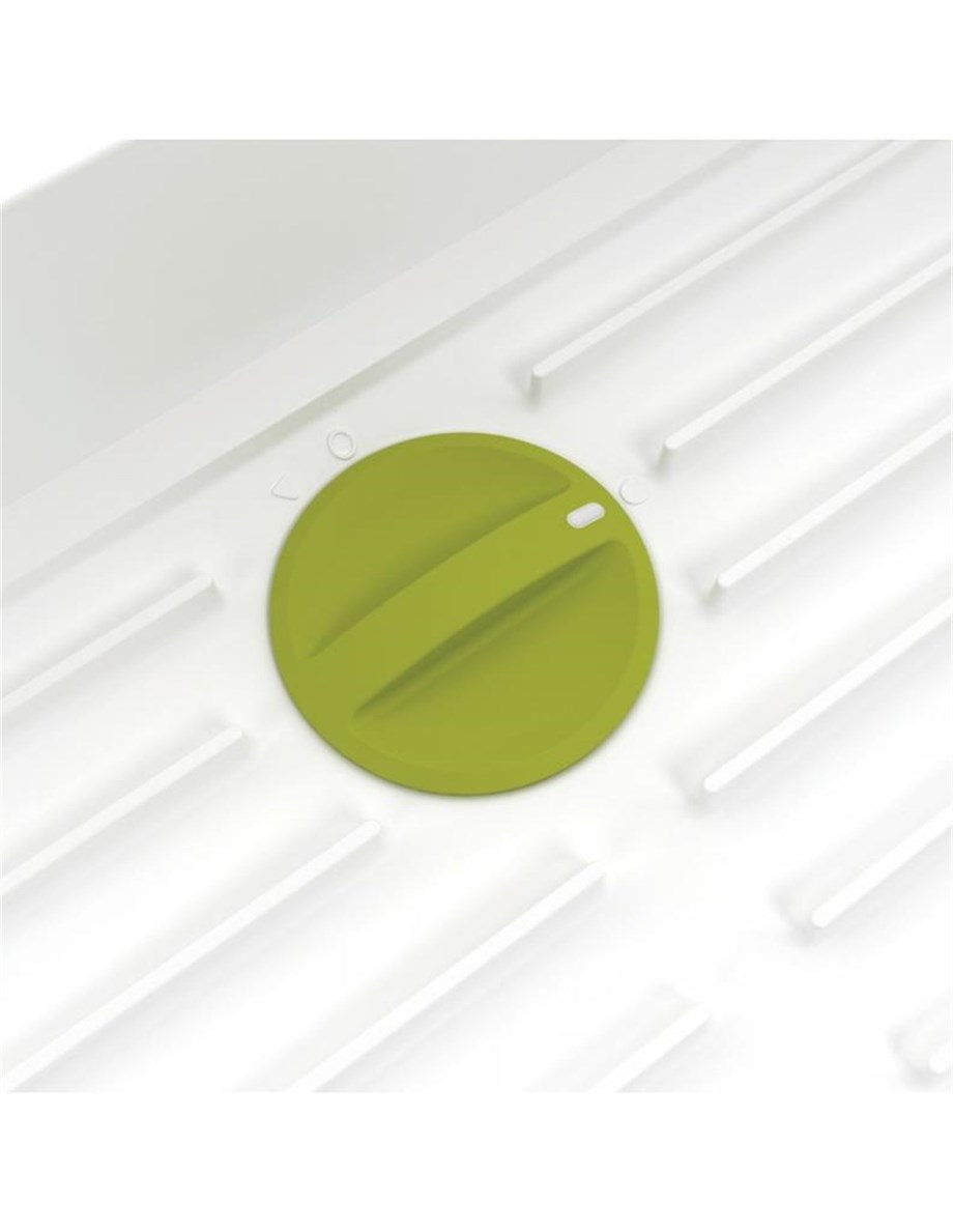 Joseph Joseph 85071 Extend Steel Genişletilebilir Bulaşıklık – Beyaz/Yeşil