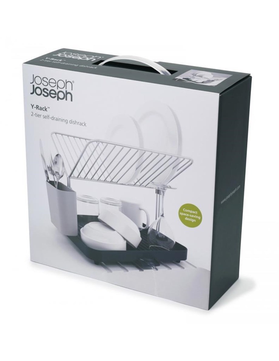 Joseph Joseph 85084 İki Katlı Katlanabilir Bulaşıklık - Gri