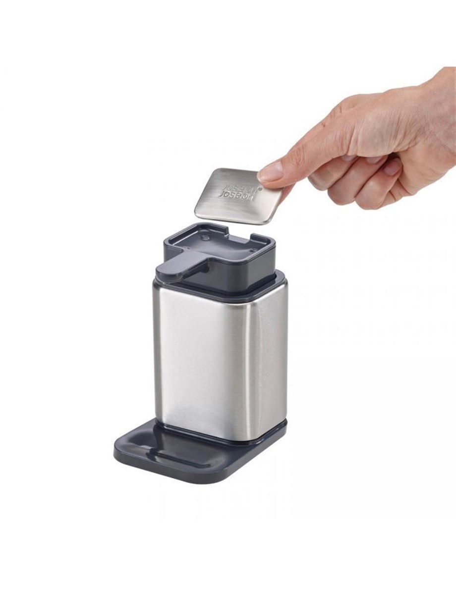 Joseph Joseph 85113 Surface Paslanmaz Sabun Pompası & Bar Set - Paslanmaz Çelik