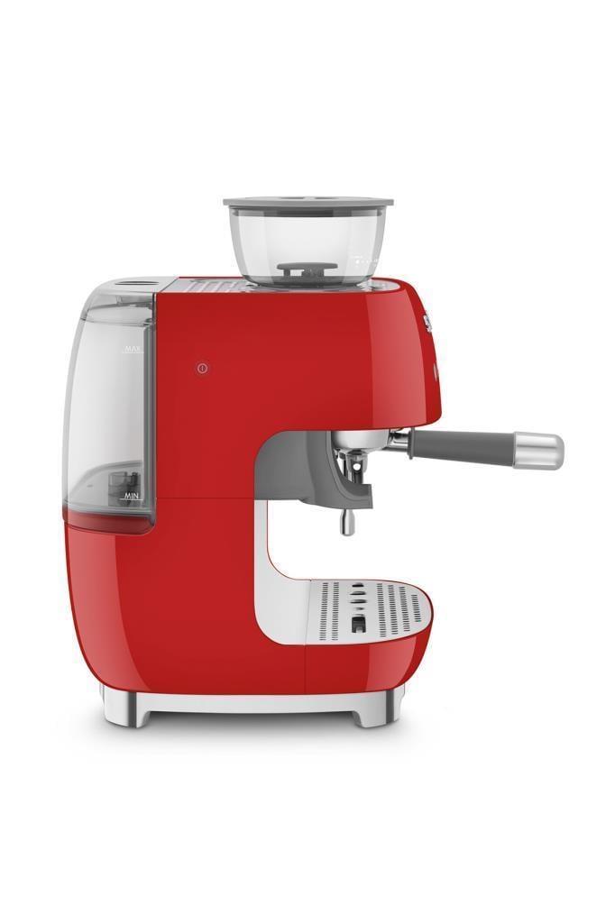 Kırmızı Öğütücülü Espresso Kahve Makinesi EGF03RLEU
