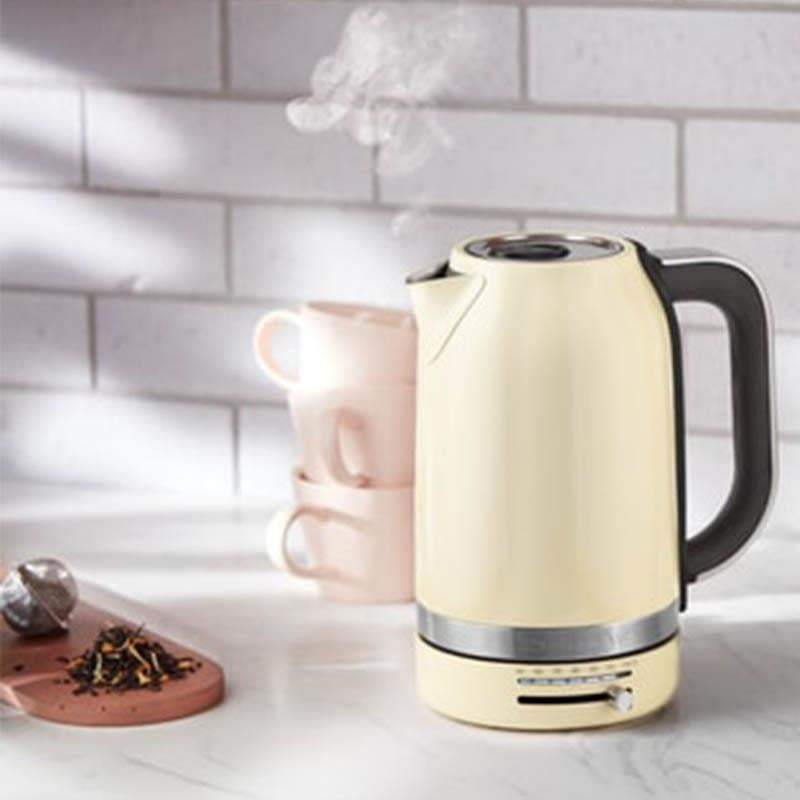 KitchenAid 1,7 L Isı Ayarlı  Su Istıcısı KEK1701 Almond Cream-EAC