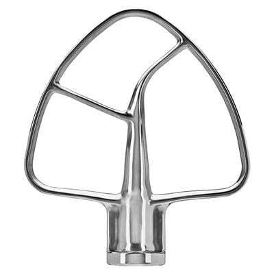 KitchenAid 4,3 L ve 4,8 L Stand Mikser İçin Paslanmaz Çelik Düz Çırpıcı-KSM5THFBSS