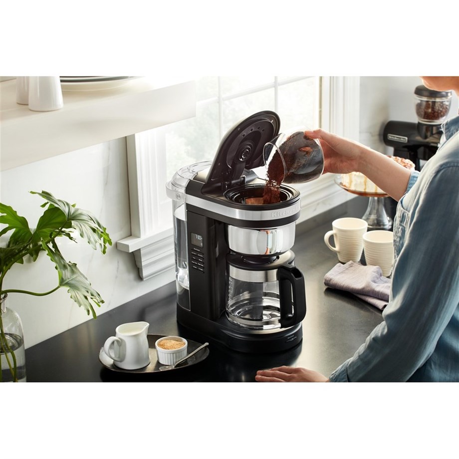 KitchenAid 5KCM1209EOB Onyx Black Filtre Kahve Makinesi